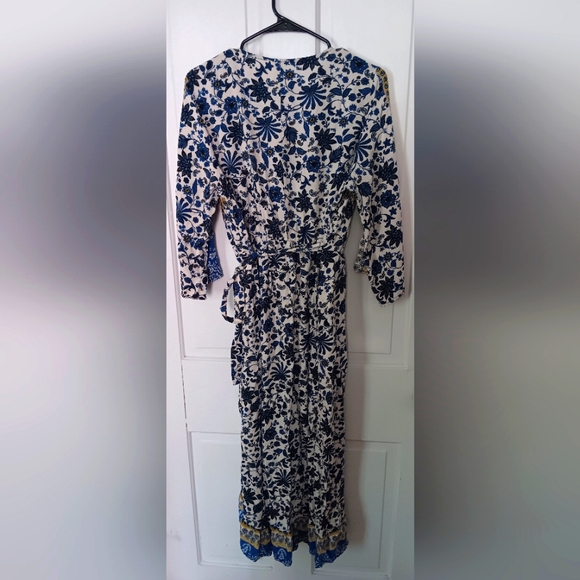 Cato Wrap Dress with Ruffle Feature and Belt - Picture 2 of 10